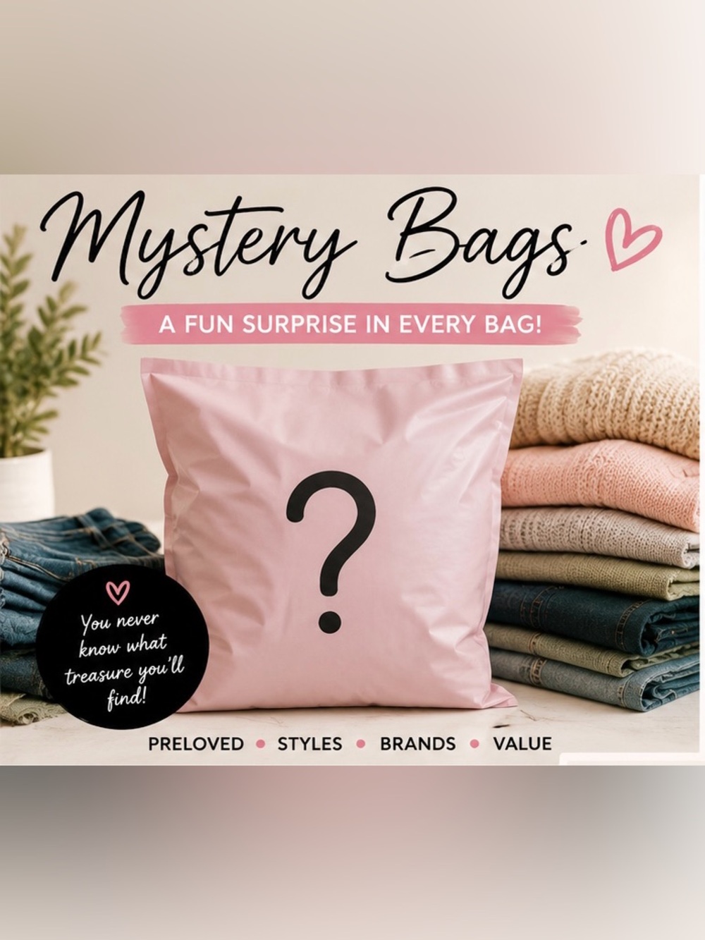 🎁 ULTIMATE Mystery Clothing Bags – A Fun Surprise!  15 Piece